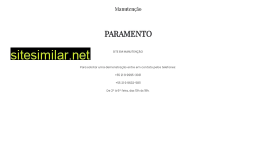 paramento.com.br alternative sites