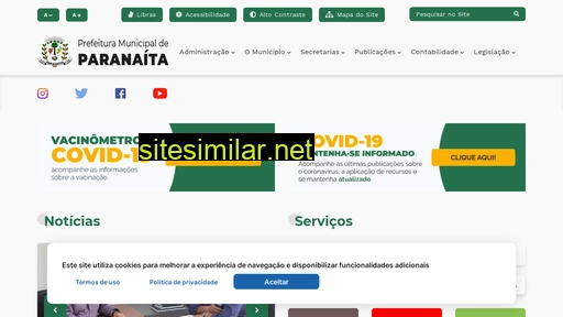 paranaita.mt.gov.br alternative sites