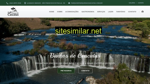 parquedascascatas.com.br alternative sites