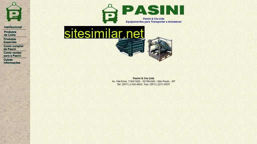 pasini.com.br alternative sites