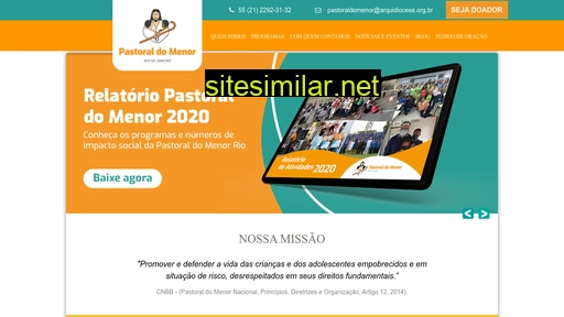 pastoraldomenor.com.br alternative sites