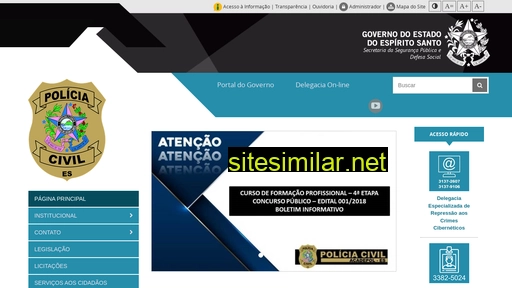 pc.es.gov.br alternative sites