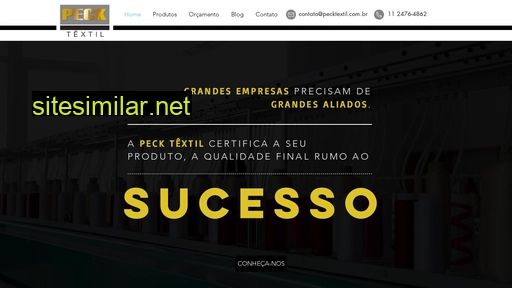 pecktextil.com.br alternative sites