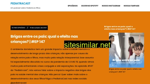 pediatracast.com.br alternative sites