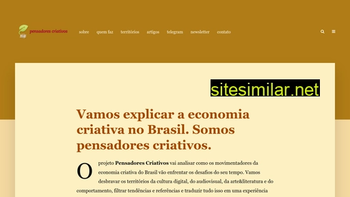 pensadorescriativos.com.br alternative sites