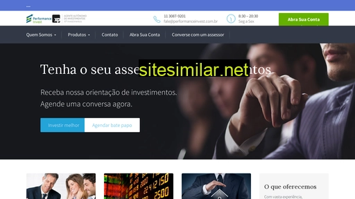 performanceinvest.com.br alternative sites