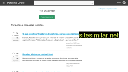 perguntedireito.com.br alternative sites