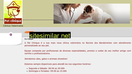 petclinique.com.br alternative sites