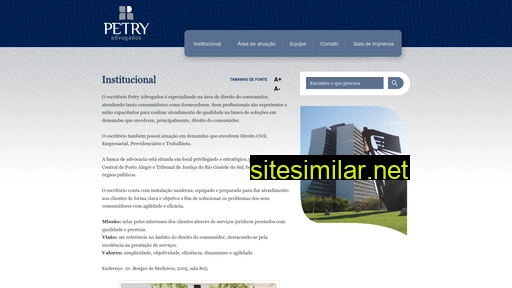 petry.adv.br alternative sites