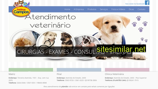 petshopcampos.com.br alternative sites