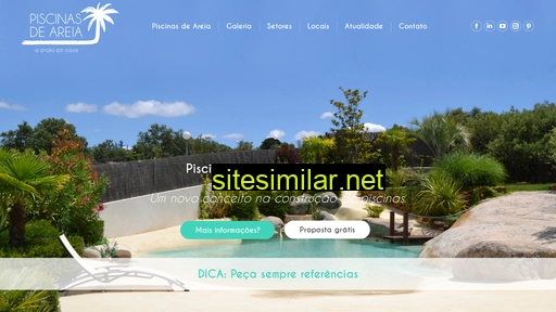 piscinasdeareia.com.br alternative sites