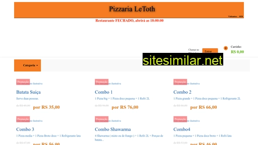 pizzarialetoth.com.br alternative sites