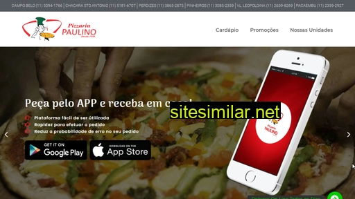 pizzariapaulino.com.br alternative sites