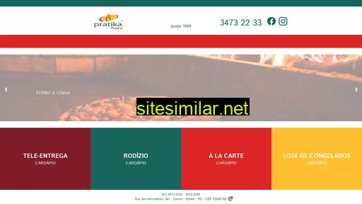 pizzariapratika.com.br alternative sites