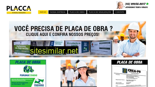 placadeobra.net.br alternative sites