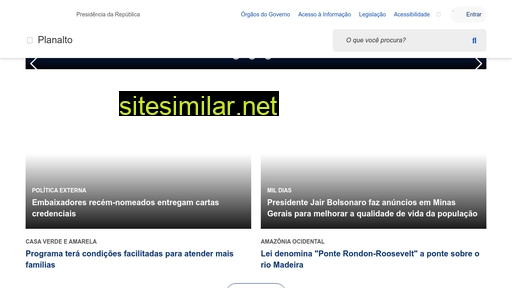 planalto.gov.br alternative sites
