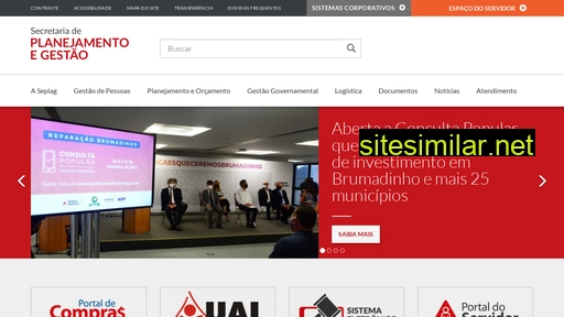 planejamento.mg.gov.br alternative sites