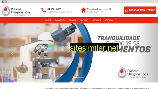 plasmadiagnosticos.com.br alternative sites