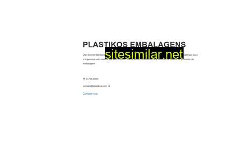 plastikos.com.br alternative sites