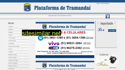 plataformadetramandai.com.br alternative sites