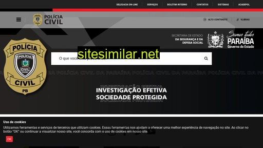 policiacivil.pb.gov.br alternative sites