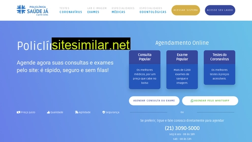 policlinicasaudeja.com.br alternative sites