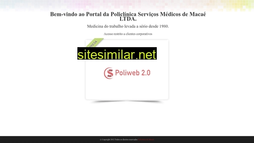 policlinicaweb.com.br alternative sites