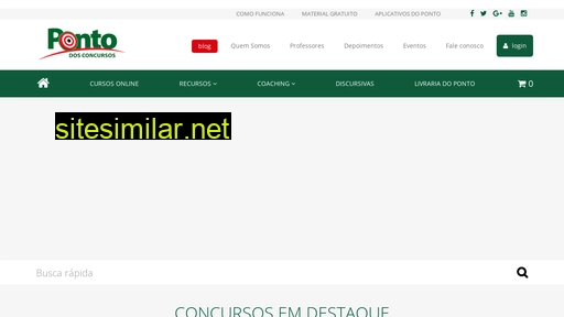 pontodosconcursos.com.br alternative sites