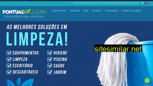 pontualclean.com.br alternative sites