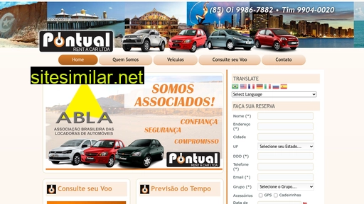 pontualrentacarce.com.br alternative sites