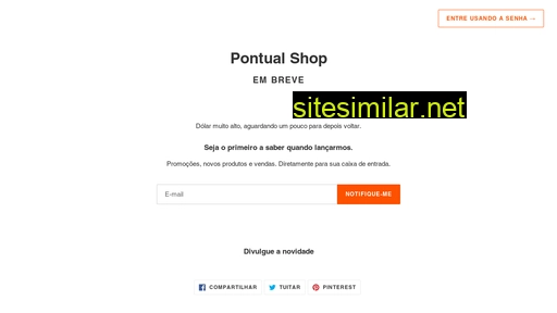 pontualshop.com.br alternative sites