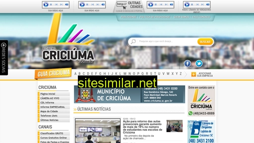 portalcriciuma.com.br alternative sites