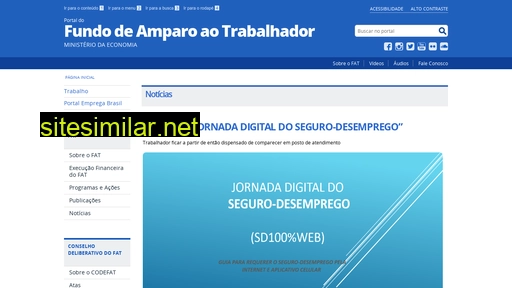 portalfat.mte.gov.br alternative sites