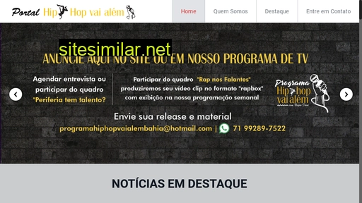 portalhiphopvaialem.com.br alternative sites
