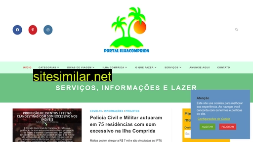 portalilhacomprida.com.br alternative sites