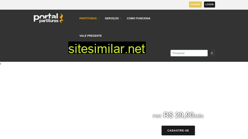 portalpartituras.com.br alternative sites