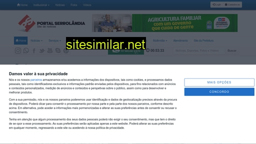 portalserrolandia.com.br alternative sites