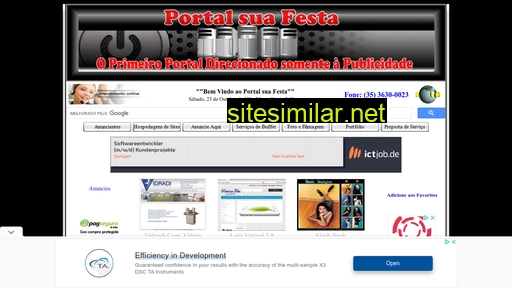 portalsuafesta.com.br alternative sites
