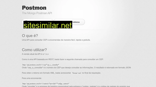 postmon.com.br alternative sites