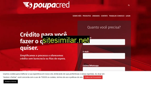 poupacred.com.br alternative sites