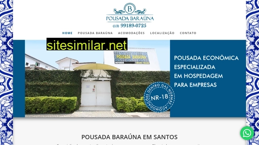 pousadabarauna.com.br alternative sites