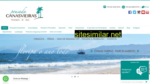 pousadacanasvieiras.com.br alternative sites