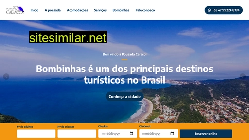 pousadacaracol.com.br alternative sites