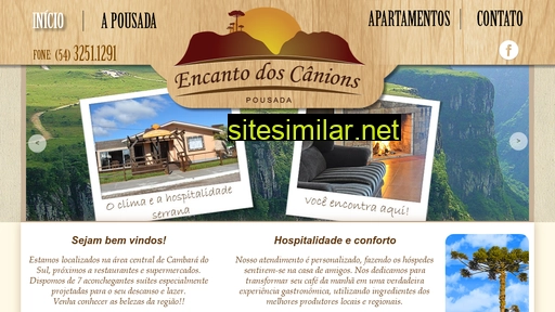 pousadaencantodoscanions.com.br alternative sites