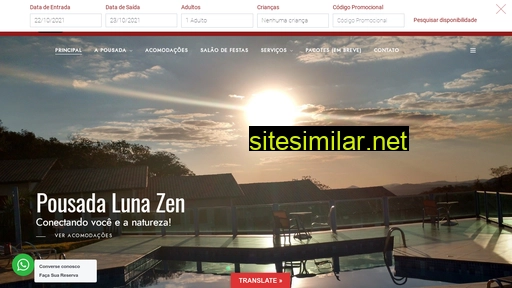 pousadalunazen.com.br alternative sites