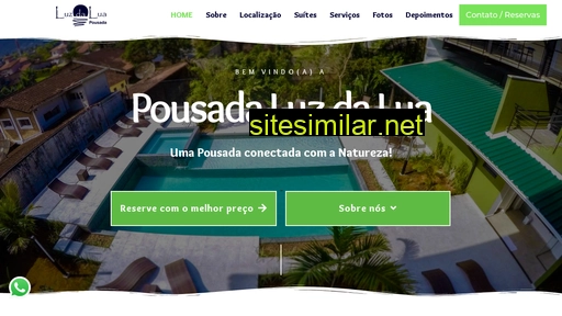 pousadaluzdalua.com.br alternative sites