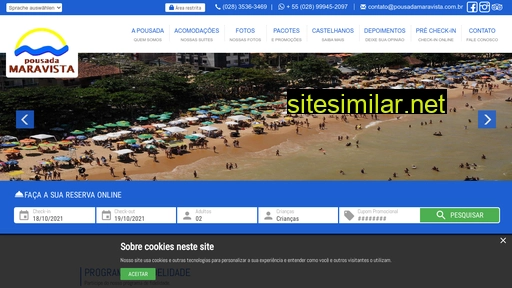 pousadamaravista.com.br alternative sites