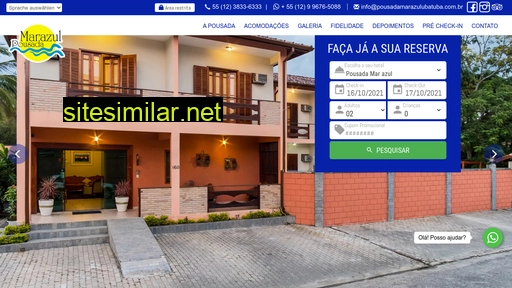 pousadamarazulubatuba.com.br alternative sites