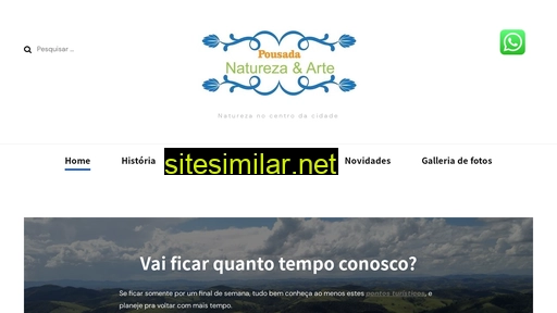 pousadanaturezaearte.com.br alternative sites