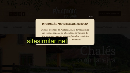 pousadapedamata.com.br alternative sites